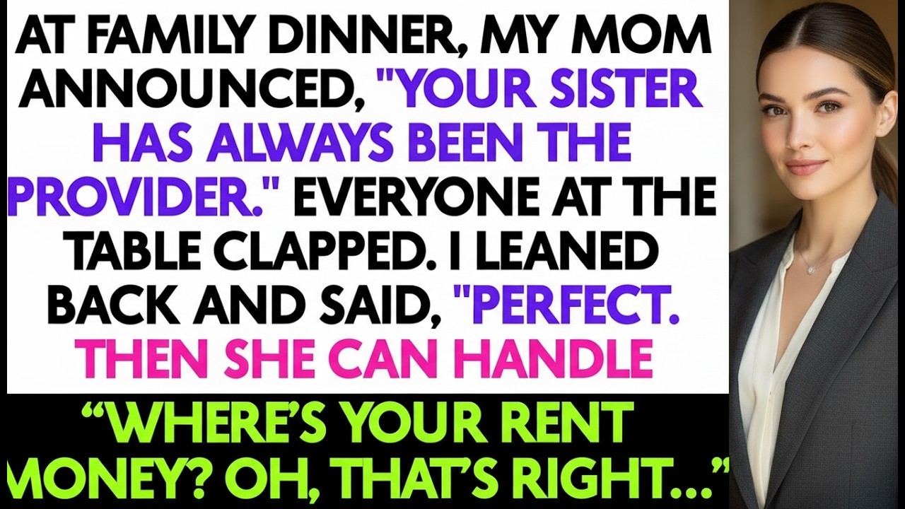 At My Cousin's Birthday Dinner, My Sister Gave A Smug Smile. 