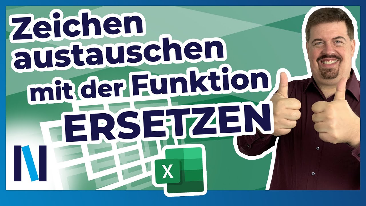 Excel 2019 Mit der Funktion ERSETZEN kannst Du fix bestimmte Zeichen