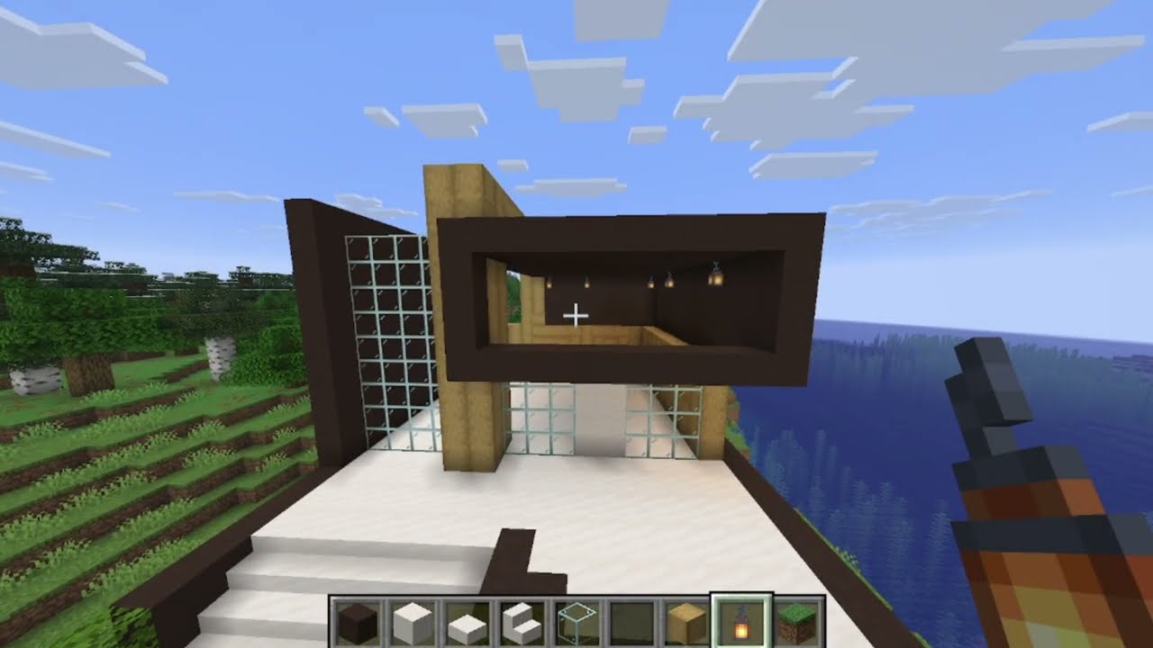 Modern Minecraft House Build | Creative Mode Timelapse