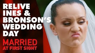Relive Ines and Bronson's wedding day | MAFS 2019