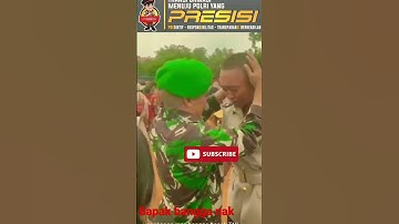 bapak TNI ini bangga anaknya dilantik menjadi anggota polisi #shorts #polisi #tnipolri