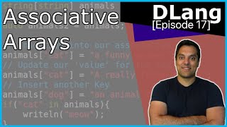 [Dlang Episode 17] D Language - Associative Arrays