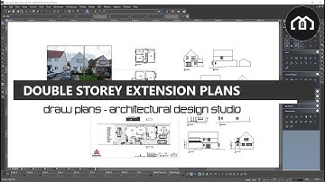 How To Draw Dutch Barn House Extension Plans | AutoCAD + TurboCAD | House Extension Design