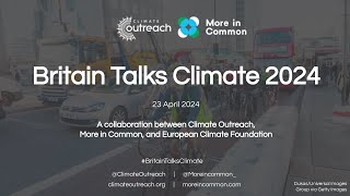 Britain Talks Climate 2024 | Launch webinar