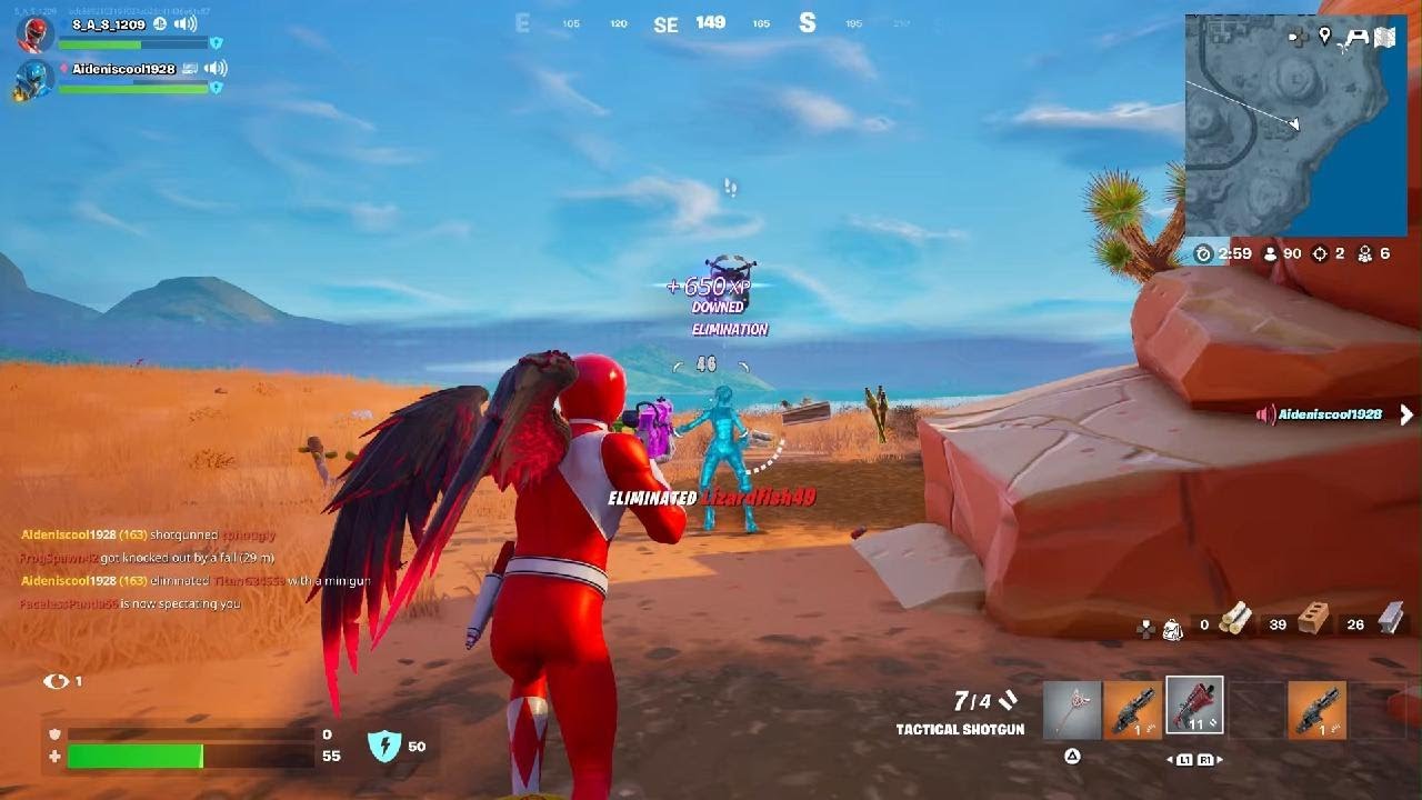 Winning a fortnite match with a subscriber.