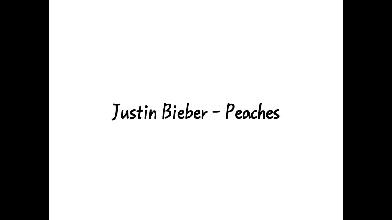 Justin Bieber Peaches Guitar Lesson With Tab(Slow Tempo) YouTube