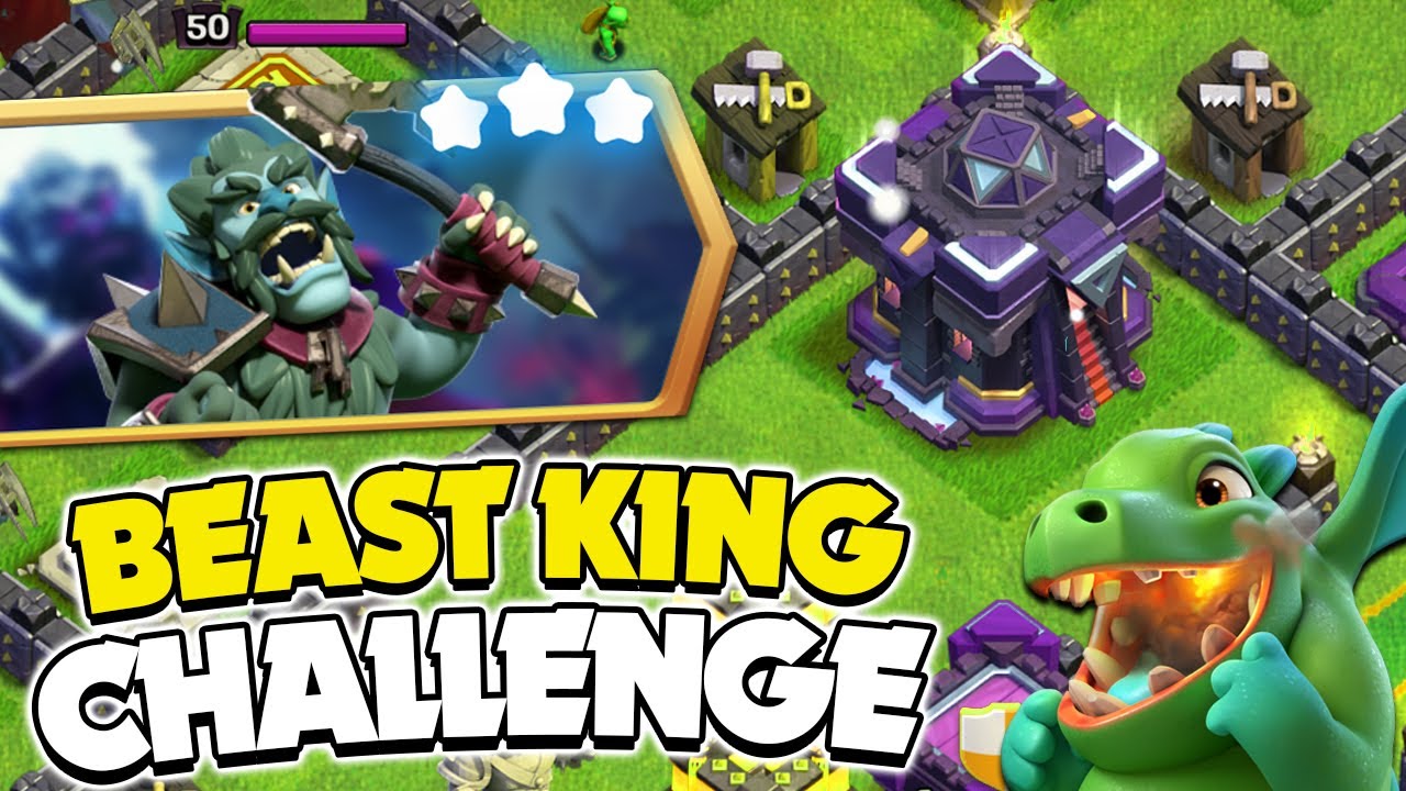 How to EASILY 3 Star Beast King Challenge! (Clash of Clans) 