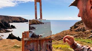 Plein Air Painting | Four seasons in one day on the Lizard, Cornwall