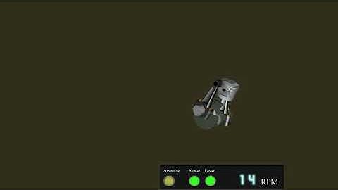 Inline 6- Cylinder Engine CAD animation