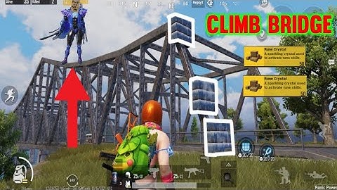 easy way to climb bridge | rune crystal (runic power) pubg mobile |