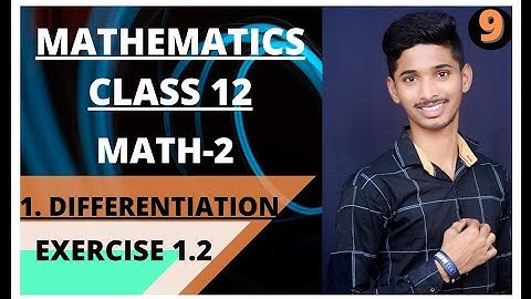 #Differentiation#Mathematics #9 DIFFERENTIATION MATHEMATICS CLASS 12STD HSC BOARD 2021-2022