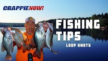Live in Action! Using Loop Knots when Crappie Fishing ft. Dickey "Drumking" Porter