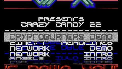 Cytax   Crazy Candy 22 HYPERSPIN AMIGA INTRO CRACKTRO DEMO COMMODORE NOT MINE VIDEOS