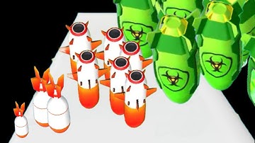 9 Minutes Satisfying game with NOOB vs PRO vs HACKER vs GOD in Evolving Bombs