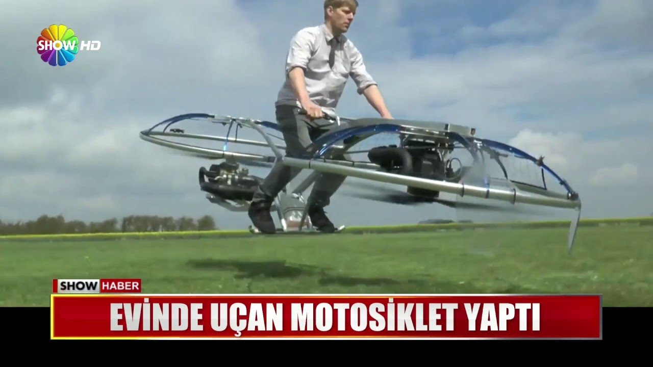 UÇAN MOTOSİKLET YAPTI