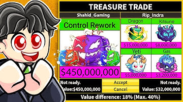 I Trade Control Rework For 24 Hours In Blox Fruits Roblox!