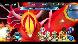 Digimon ReArise Global - Super Brave ShineGreymon Digivolution, Lunamon  SDQ