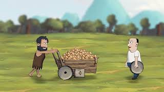 The Noob Caveman Hindi Cartoon|| Stonage Cartoon|| Funny Hindi Cartoo episode 1#hdtoonz