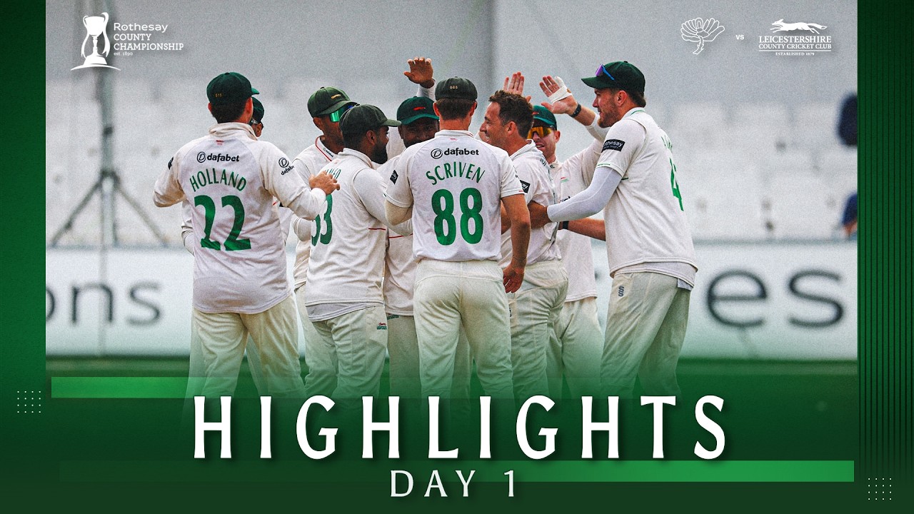 HIGHLIGHTS | Yorkshire vs Leicestershire | Day 1 | Rothesay County Championship