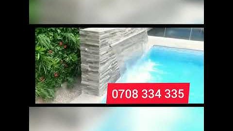 Hướng dẫn tạo thác nước hồ bơi, hồ cá, waterfall, thi công tường nước, thác nước chảy trên tường