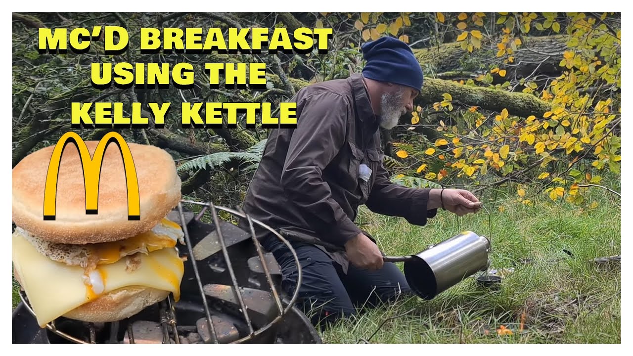McDonald's Breakfast in the Wild Muffin Magic with Kelly Kettle! YouTube