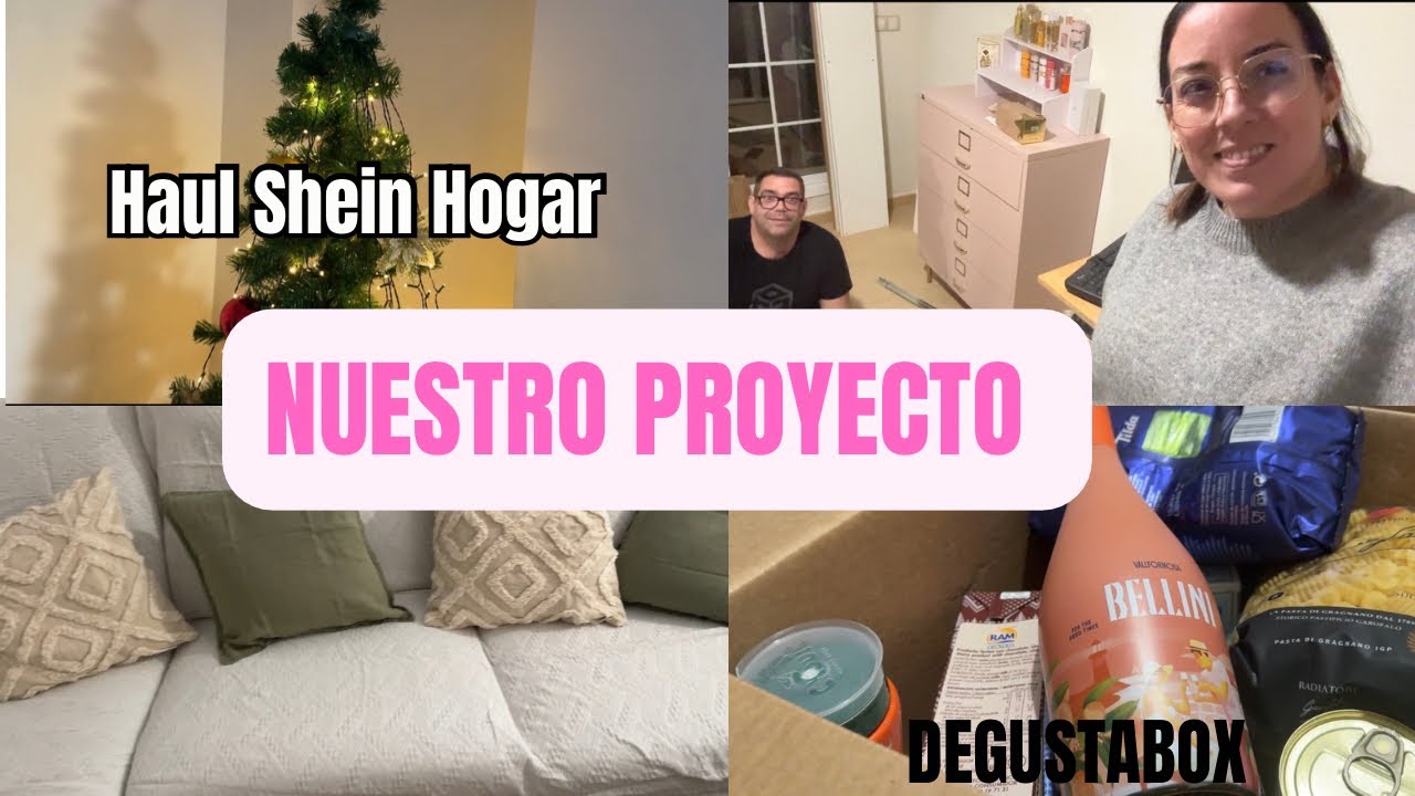 POR FIN os contamos nuestro proyecto ✨ | HAUL SHEIN HOGAR + Montamos el árbol 🎄