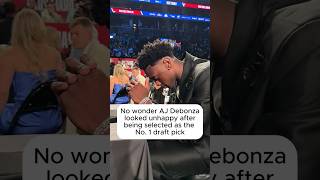 No wonder Aj Devonta looked unhappy after being selected as the No. 1 draft pick