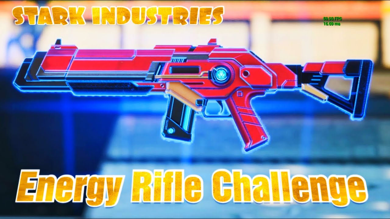 *FORTNITE* STARK ENERGY RIFLE CHALLENGE *STARK GUN INFO* WE GOT A