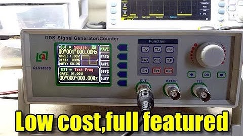 Cheapest Full Featured Function Generator from AliExpress