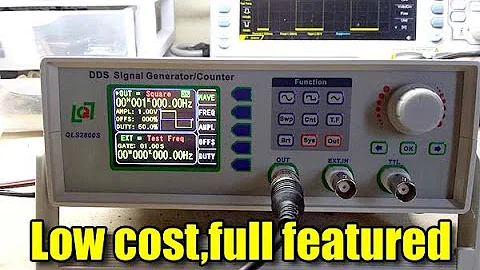 Unbelievably Affordable Full Featured Function Generator on AliExpress
