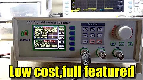 Cheapest Full Featured Function Generator from AliExpress