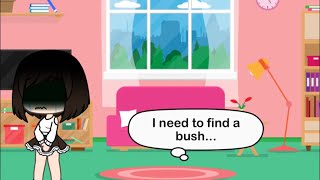 I Saw My Mom Poop in the Bushes  - Gacha Life Pooping Animation