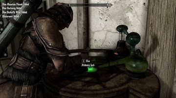 SkyUI SAS Alchemy Calculator Demo - Skyrim Special Edition