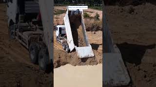 D58P Dozer Work With 10 Wheels Trucks 4068#shorts