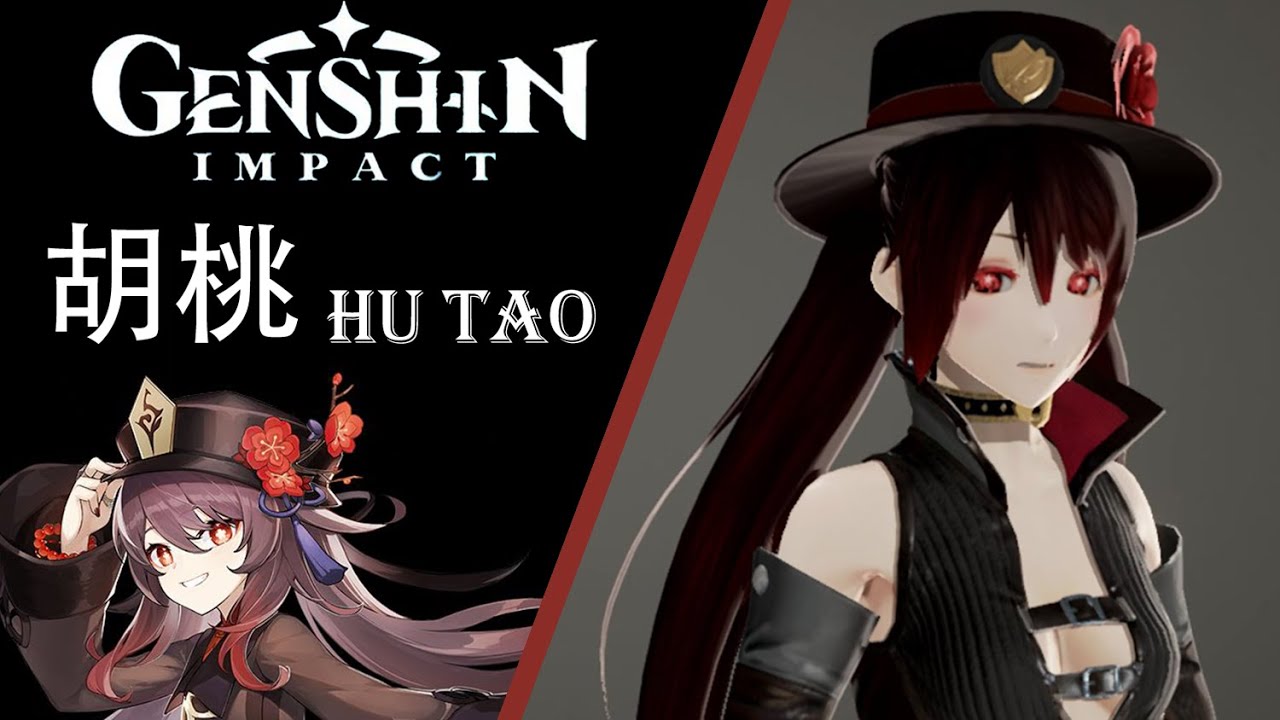 Code Vein Hu Tao - Now with model swaps [Genshin Impact] [Mods]