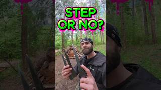STEP OR NO? #knifethrowing #tips #training #sports