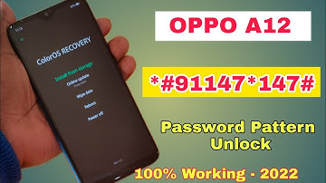 Oppo A12 Hard Reset Without Password | Oppo A12 Lock Screen Password Unlock | 100% Ok 2022