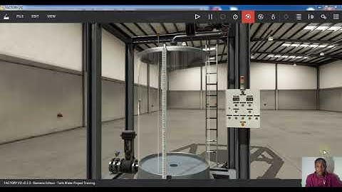 Water Tank Project Using #TIA portal V13 SP1 & #Factory IO.