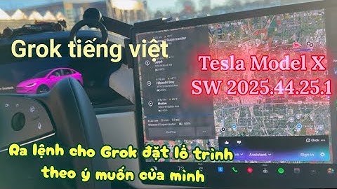 New Grok on update 2025.44.25.1 Tesla Model X