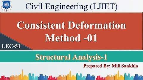 Lec -51_ Consistent Deformation Method - 01