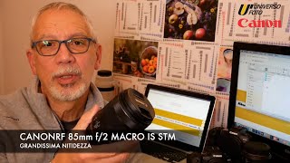 Canon RF 85mm f/2.0 Macro IS STM Video