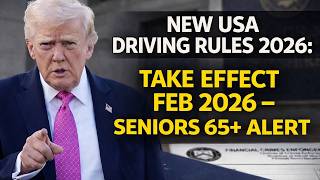 New USA Driving Rules 2026: Take Effect Feb 2026 — Seniors 65+ Alert