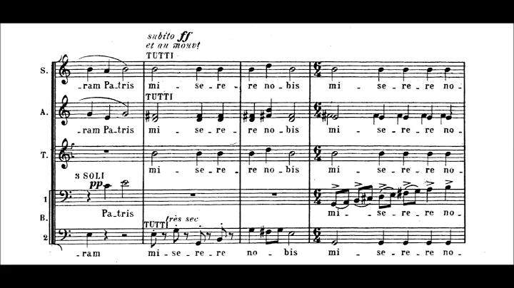 Francis Poulenc - Mass in G Major [With score]