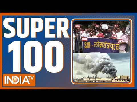 Super 100: INDIA Bloc March | SIR Protest | CEC Gyanesh Kumar | UP Rajya Sabha Elections | CM Yogi