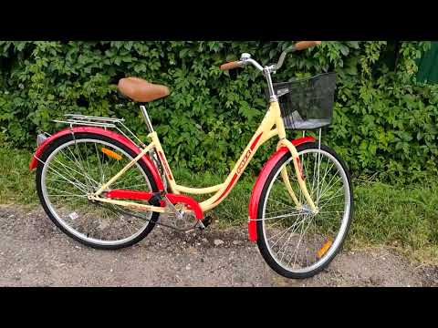 FOXX vintage 28" - классический односкоростной велосипед с корзинкой в винтажном стиле