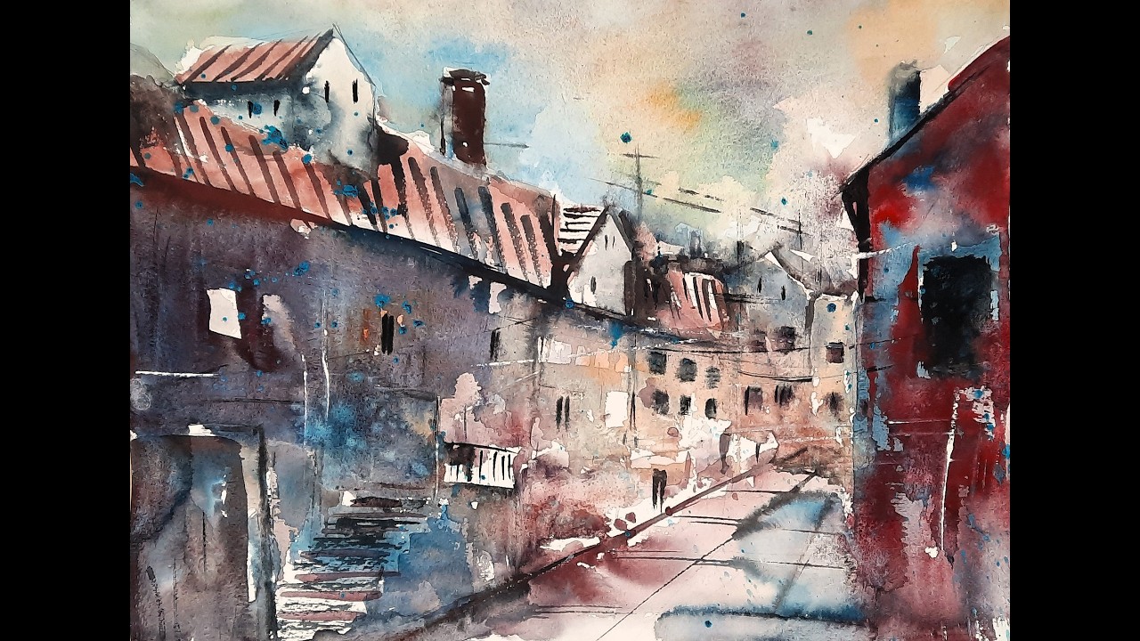 Aquarell malen - learning watercolorpainting