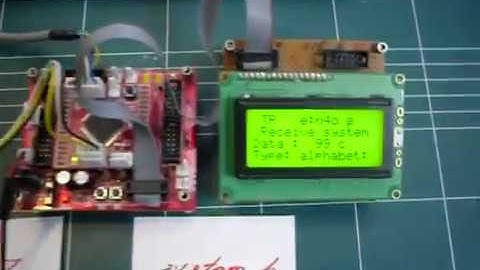 ATmega128 개발 시리즈,실험354 두개의 system간 UART통신 실험  1바이트 data송수신