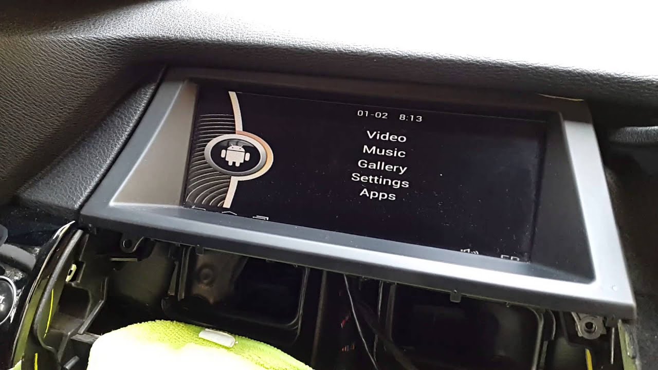 BMW X5 E70 9" ANDROID headrest monitor www.bmwtuning.hu YouTube