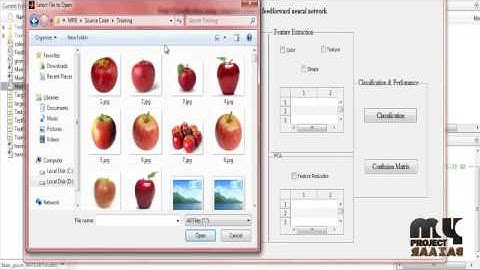 Fruit classification using computer vision and FNN | Final Year Projects 2016 - 2017