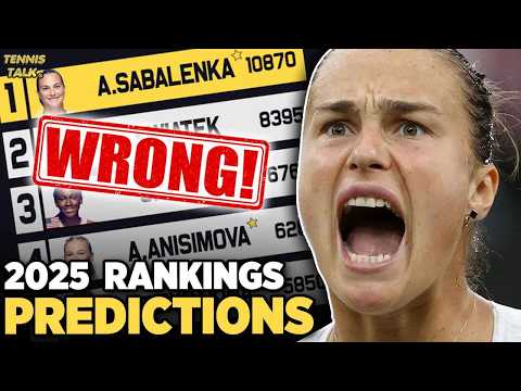 What I Got Wrong | WTA Rankings 2025 | Tennis Talk Predictions
